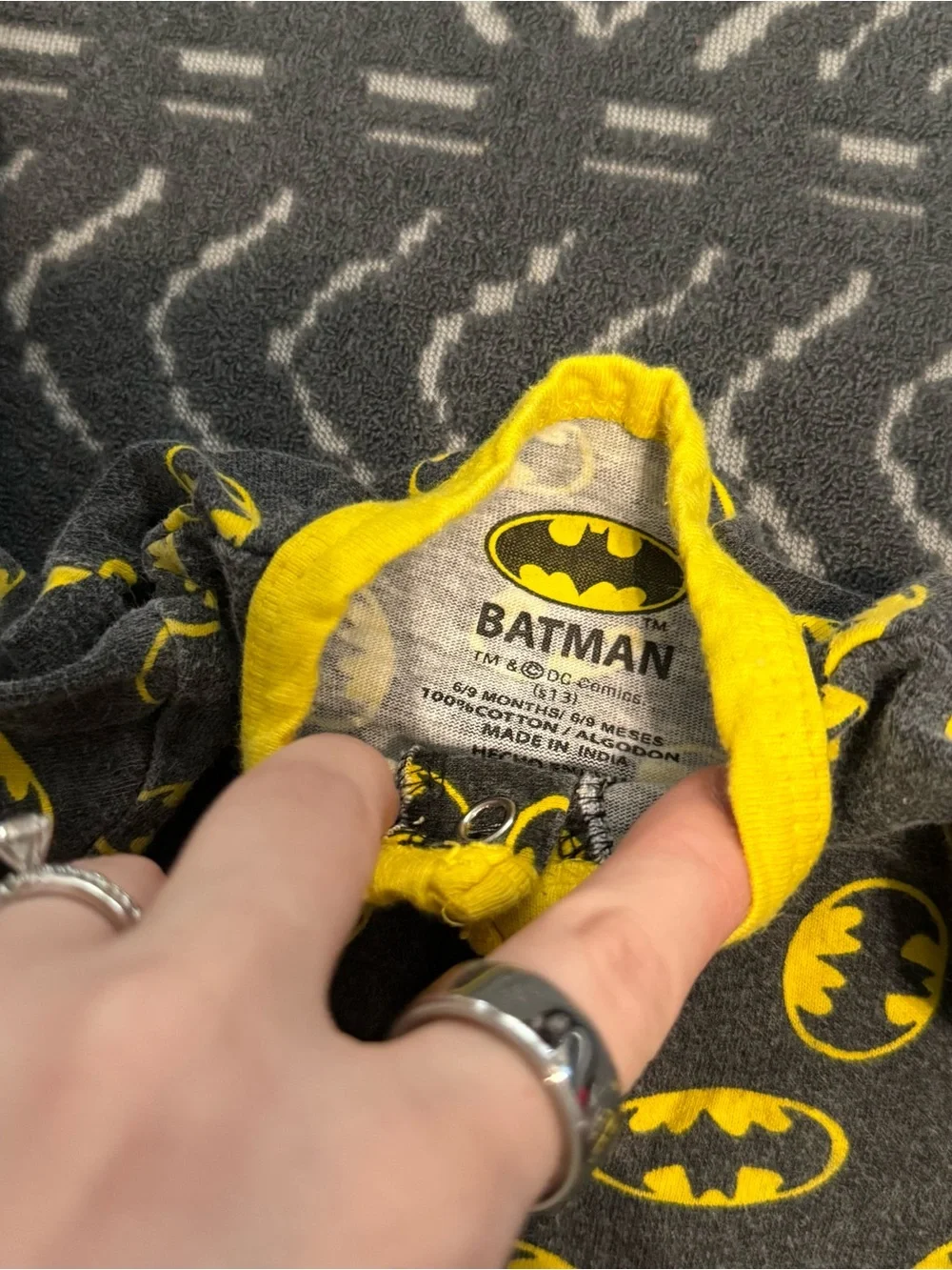 Baby boy Batman sleeper